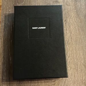 Saint Laurent MONOGRAM KEY POUCH IN MATELASSÉ LEATHER